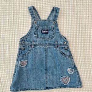 OshKosh B'gosh Light Blue Denim Overall Dress